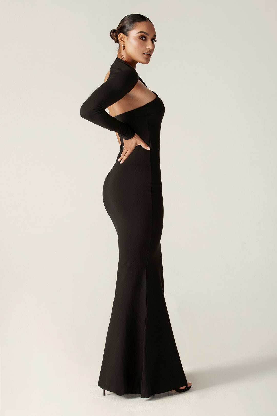 muse by rimo Allie オールインワン black long Allie All In One